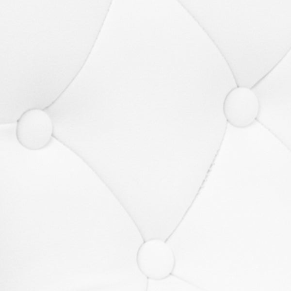 English Elm Contemporary Button Tufted Vinyl Adjustable Height Barstool with Chrome Base