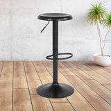 Series Adjustable Height Retro Barstool in Finish