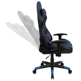 English Elm Commercial Grade Gaming Chair Racing Office Ergonomic Computer PC Adjustable Swivel Chair with Reclining Back in LeatherSoft