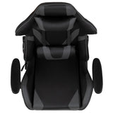 English Elm Commercial Grade Gaming Chair Racing Office Ergonomic Computer PC Adjustable Swivel Chair with Reclining Back in LeatherSoft