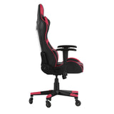 English Elm Commercial Grade Gaming Chair Racing Office Computer PC Adjustable Chair with Reclining Back and Transparent Roller Wheels in LeatherSoft