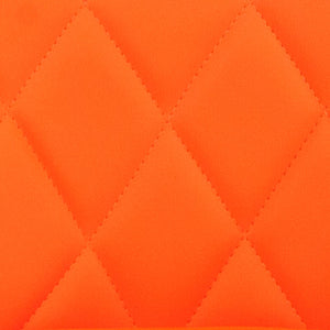 English Elm Contemporary Vinyl Bucket Seat Adjustable Height Barstool with Diamond Pattern Back and Chrome Base