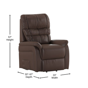 English Elm Series Remote Powered Lift Recliner for Elderly