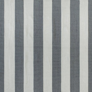 English Elm 5' x 7' Grey & White Striped Handwoven Indoor/Outdoor Cabana Style Stain Resistant Area Rug