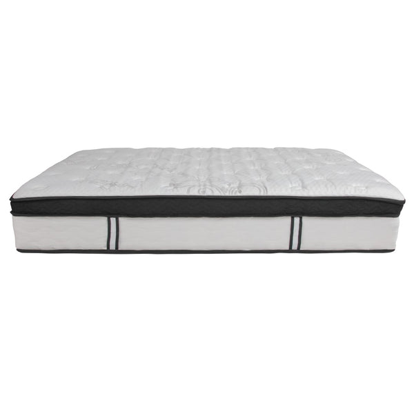 English Elm 12 Inch CertiPUR-US Certified Memory Foam & Pocket Spring Mattress, Full Mattress in a Box