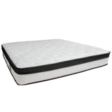 English Elm 12 Inch CertiPUR-US Certified Memory Foam & Pocket Spring Mattress, King Mattress in a Box