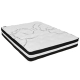 English Elm Full 10 Inch CertiPUR-US Certified Foam Pocket Spring Mattress & 2 inch Gel Memory Foam Topper Bundle