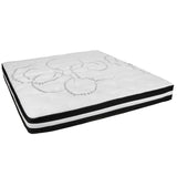 English Elm King 10 Inch CertiPUR-US Certified Foam Pocket Spring Mattress & 2 inch Gel Memory Foam Topper Bundle