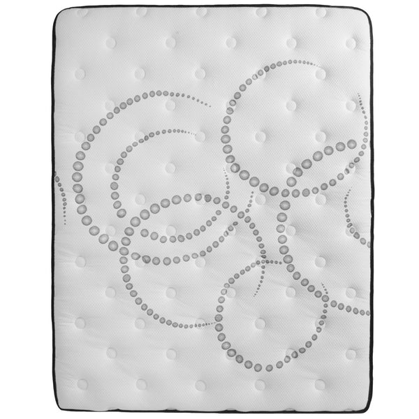 English Elm Queen 10 Inch CertiPUR-US Certified Foam Pocket Spring Mattress & 2 inch Gel Memory Foam Topper Bundle