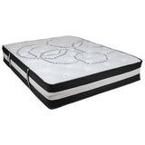 English Elm Full 12 Inch CertiPUR-US Certified Foam Pocket Spring Mattress & 2 inch Gel Memory Foam Topper Bundle