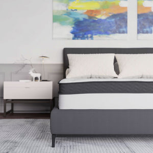 English Elm 12 Inch CertiPUR-US Certified Hybrid Pocket Spring Mattress, Full Mattress in a Box