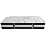 English Elm 12 Inch CertiPUR-US Certified Hybrid Pocket Spring Mattress, Twin Mattress in a Box