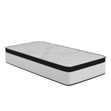 English Elm Firm 12 Inch CertiPUR-US Certified Hybrid Pocket Spring Mattress, Extra Firm Feel, Durable Support, Twin Mattress in a Box