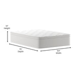 English Elm Commercial Grade Hospitality Grade Commercial Full Mattress in a Box 14 Inch, Premium Memory Foam Hybrid Pocket Spring Mattress with Reinforced Edge Support