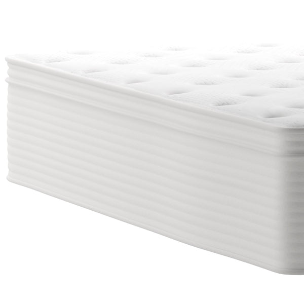 English Elm Commercial Grade Hospitality Grade Commercial Queen Mattress in a Box 14 Inch, Premium Memory Foam Hybrid Pocket Spring Mattress with Reinforced Edge Support