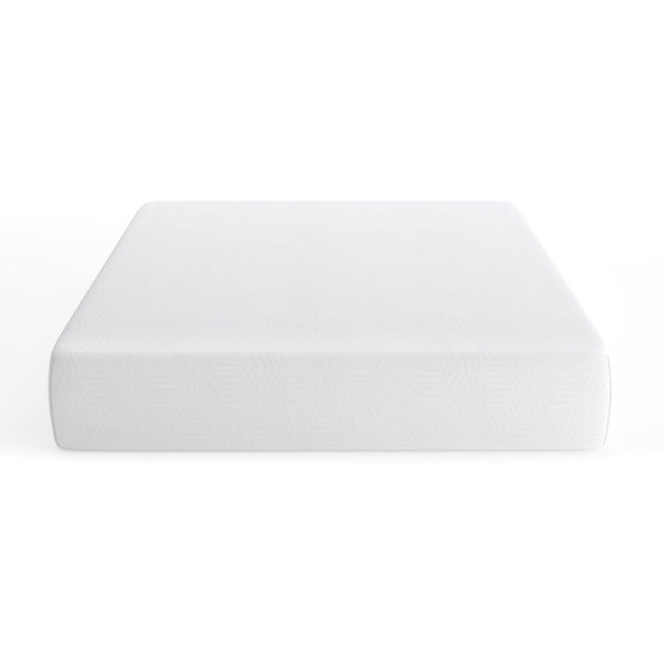 English Elm Green Tea Cooling Gel 3-Layer Memory Foam 10" Full Mattress in a Box with CertiPUR-US Certification, Washable Cover, and Pressure Relief