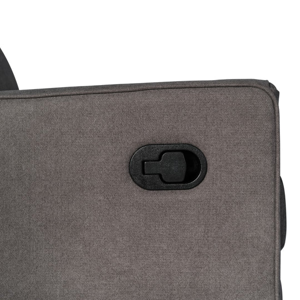 English Elm Swivel Glider Rocker Recliner Chair, Manual 360 Degree Swivel Recliner Perfect for Living Room, Bedroom, or Nursery in Upholstery