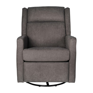 English Elm Swivel Glider Rocker Recliner Chair, Manual 360 Degree Swivel Recliner Perfect for Living Room, Bedroom, or Nursery in Upholstery