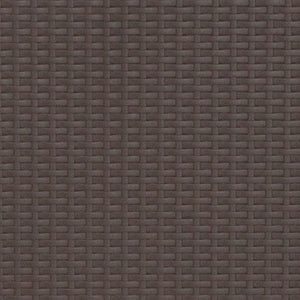 English Elm Commercial Grade 1.95-Foot Square Rattan Plastic Folding Table