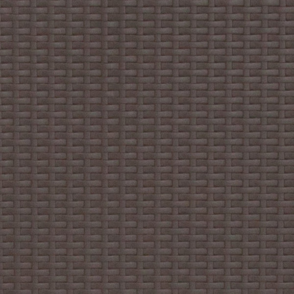 English Elm Commercial Grade 1.95-Foot Square Rattan Plastic Folding Table