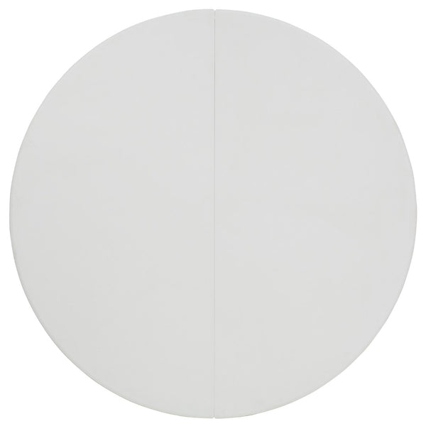 English Elm Commercial Grade 5-Foot Round Plastic Folding Table