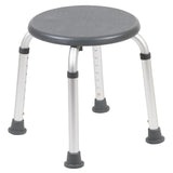 English Elm Commercial Grade Series Tool-Free and Quick Assembly, 300 Lb. Capacity, Adjustable Bath & Shower Stool