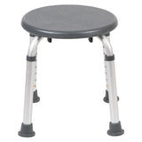 English Elm Commercial Grade Series Tool-Free and Quick Assembly, 300 Lb. Capacity, Adjustable Bath & Shower Stool