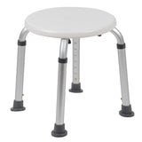 English Elm Commercial Grade Series Tool-Free and Quick Assembly, 300 Lb. Capacity, Adjustable Bath & Shower Stool