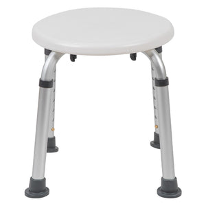 English Elm Commercial Grade Series Tool-Free and Quick Assembly, 300 Lb. Capacity, Adjustable Bath & Shower Stool