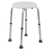 English Elm Commercial Grade Series Tool-Free and Quick Assembly, 300 Lb. Capacity, Adjustable Bath & Shower Stool