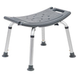 English Elm Commercial Grade Series Tool-Free and Quick Assembly, 300 Lb. Capacity, Adjustable Bath & Shower Chair with Non-slip Feet