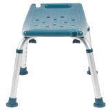 English Elm Commercial Grade Series Tool-Free and Quick Assembly, 300 Lb. Capacity, Adjustable Bath & Shower Chair with Non-slip Feet