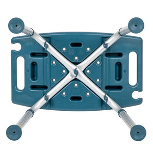 English Elm Commercial Grade Series Tool-Free and Quick Assembly, 300 Lb. Capacity, Adjustable Bath & Shower Chair with Non-slip Feet