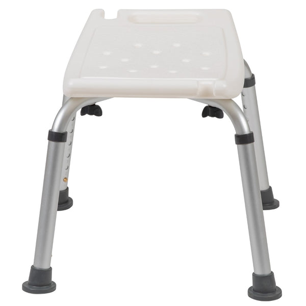 English Elm Commercial Grade Series Tool-Free and Quick Assembly, 300 Lb. Capacity, Adjustable Bath & Shower Chair with Non-slip Feet