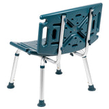 English Elm Commercial Grade Series Tool-Free and Quick Assembly, 300 Lb. Capacity, Adjustable Bath & Shower Chair with Extra Large Back