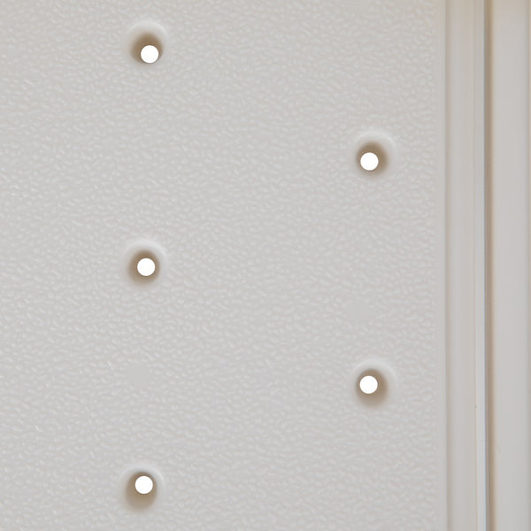 English Elm Commercial Grade Series 300 Lb. Capacity Adjustable Bath & Shower Transfer Bench with Back and Side Arm