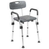 English Elm Commercial Grade Series 300 Lb. Capacity, Adjustable Bath & Shower Chair with Depth Adjustable Back