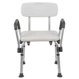 English Elm Commercial Grade Series 300 Lb. Capacity, Adjustable Bath & Shower Chair with Depth Adjustable Back