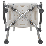 English Elm Commercial Grade Series 300 Lb. Capacity, Adjustable Bath & Shower Chair with Depth Adjustable Back