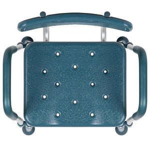 English Elm Commercial Grade Series 300 Lb. Capacity Adjustable Bath & Shower Chair with Quick Release Back & Arms