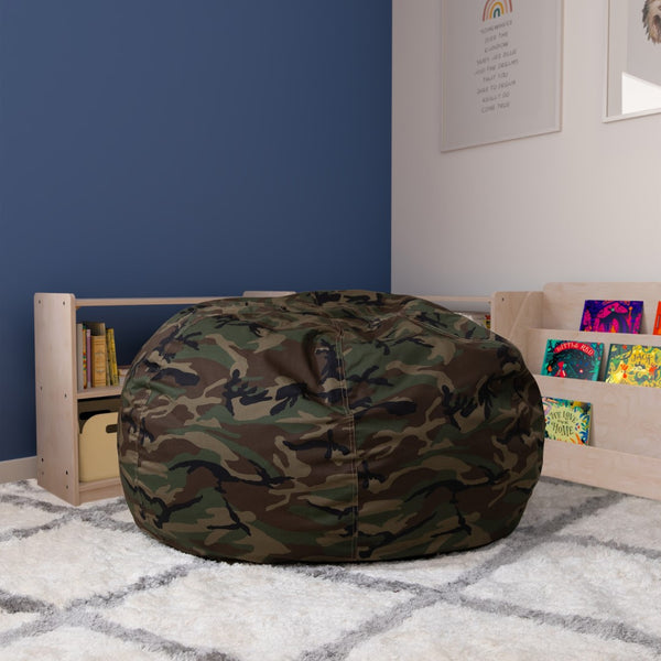 English Elm Oversized Refillable Bean Bag Chair for All Ages