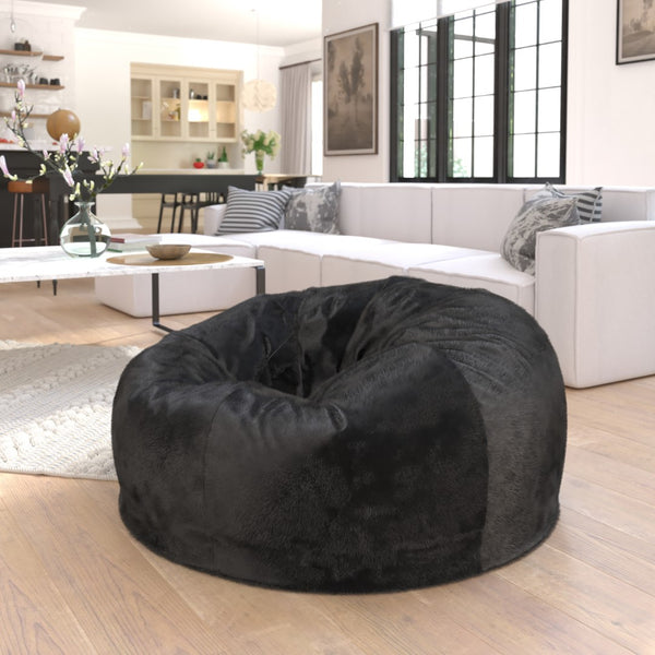 English Elm Oversized Refillable Bean Bag Chair for All Ages
