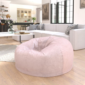 English Elm Oversized Refillable Bean Bag Chair for All Ages