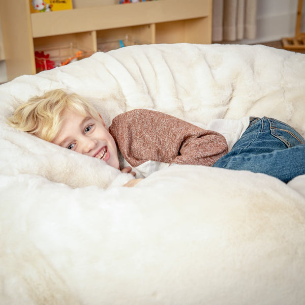 English Elm Oversized Refillable Bean Bag Chair for All Ages