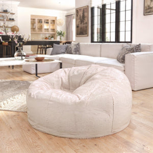 English Elm Oversized Refillable Bean Bag Chair for All Ages