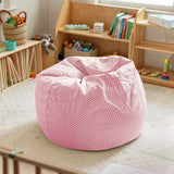 English Elm Small Refillable Bean Bag Chair for Kids and Teens