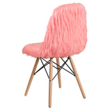 English Elm Commercial Grade Shaggy Dog Accent Chair