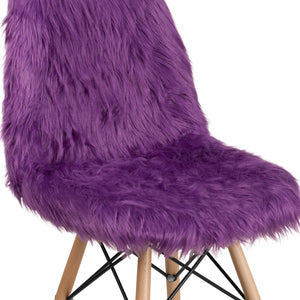 English Elm Commercial Grade Shaggy Dog Accent Chair