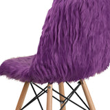 English Elm Commercial Grade Shaggy Dog Accent Chair