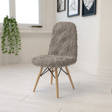 English Elm Commercial Grade Shaggy Dog Accent Chair